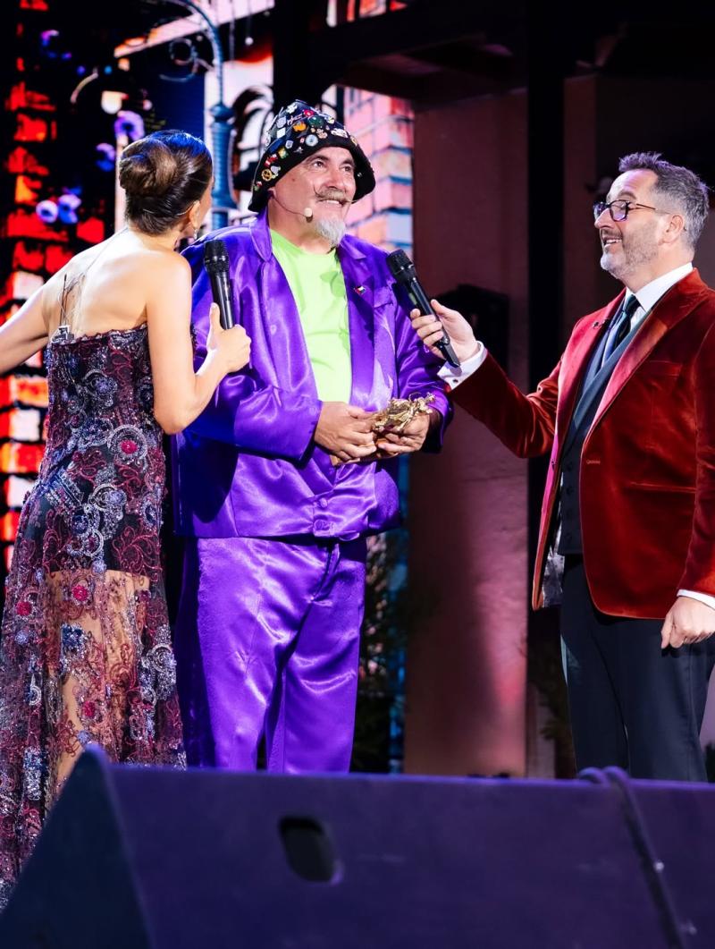 Mauricio Medina responde polémico chiste de “El Flaco” en el Festival del Huaso de Olmué- Instagram grandeflacoo, fotografía de @danielsantanab