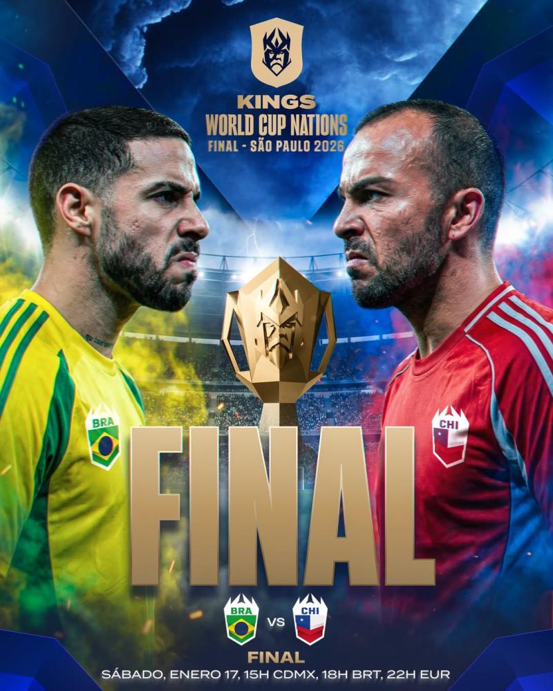 A qué hora y dónde ver HOY la final de Chile vs Brasil por la Kings League - Instagram kingsleague