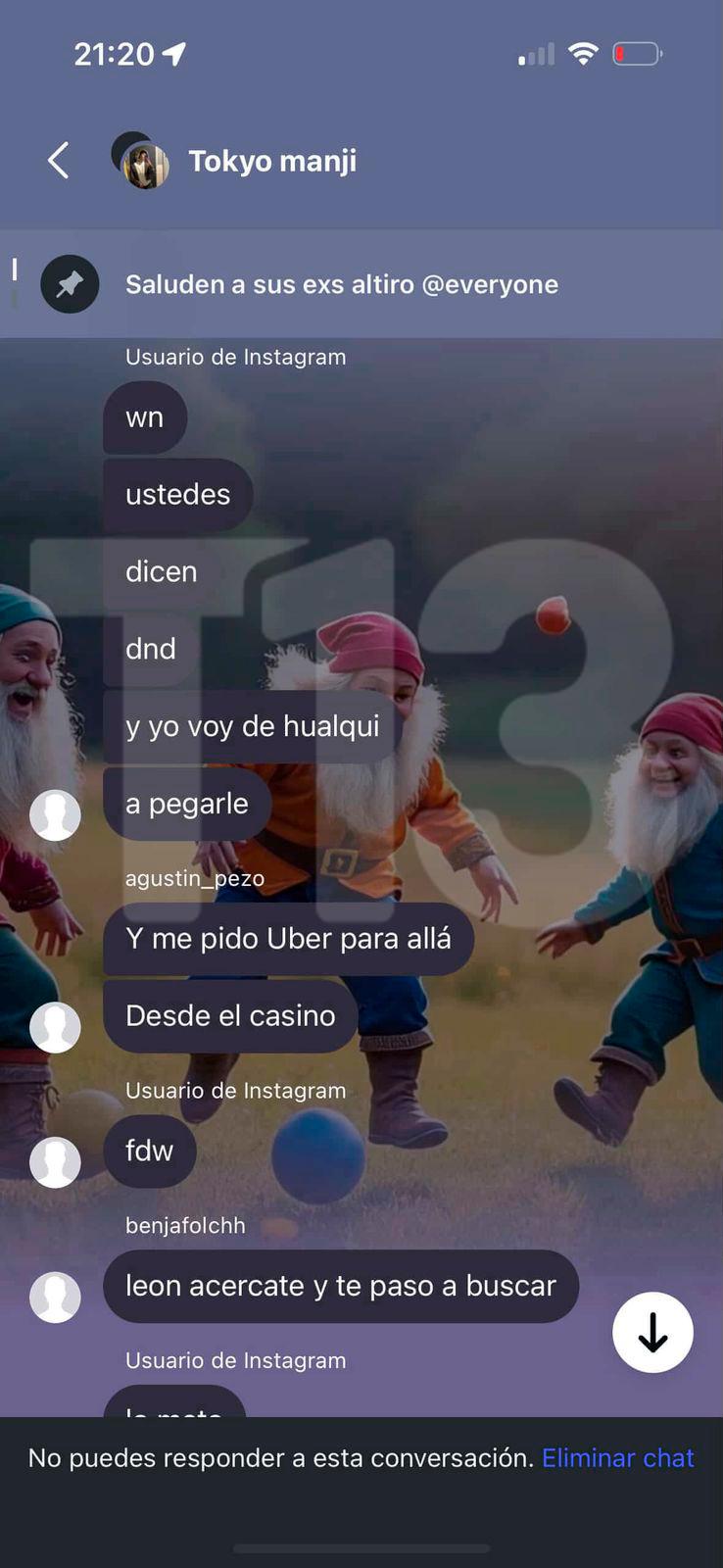 Los chats de imputados por homicidio en Talcahuano - T13