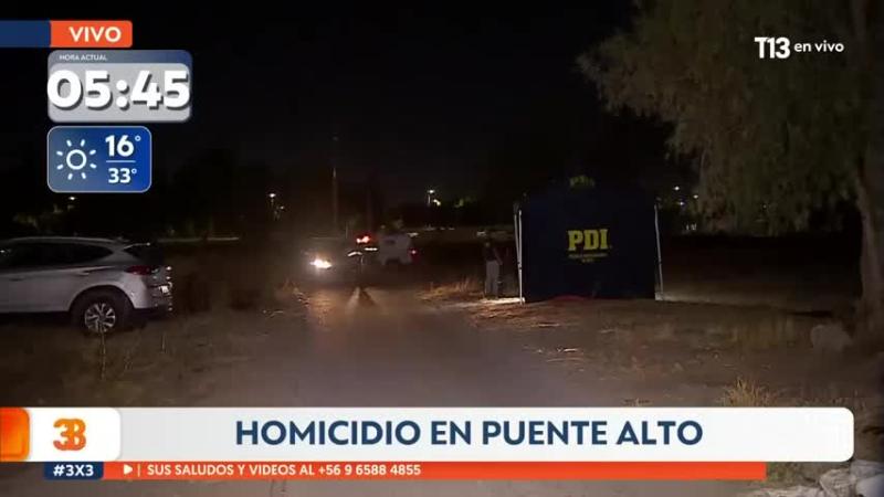 Encuentra cadáver en sitio eriazo de Puente Alto: Sujetos lo habrían trasladado a ese lugar ya fallecido
