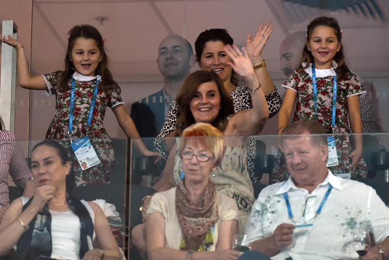 Las hijas de Roger Federer en 2015 - AFP