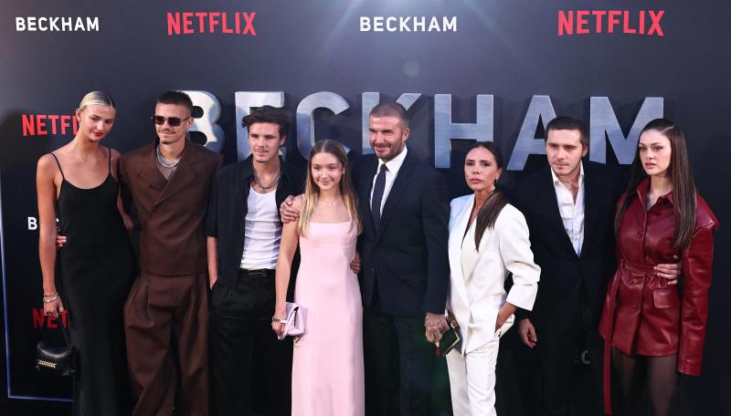 Beckham alfombra roja - Afp