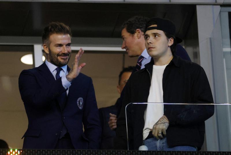 Las declaraciones de David Beckham tras la polémica con su hijo - AFP