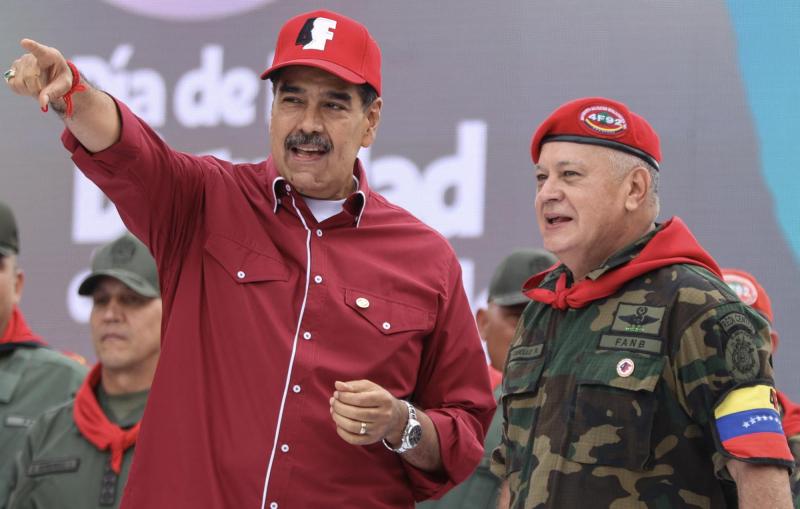 AFP- Nicolás Maduro y Diosdado Cabello