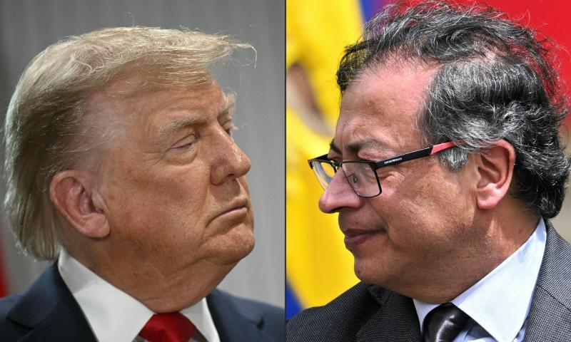 AFP - Gustavo Petro y Donald Trump