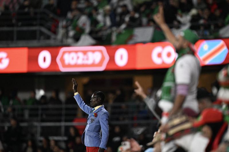 Lumumba Vea, el hincha viral del Congo - AFP