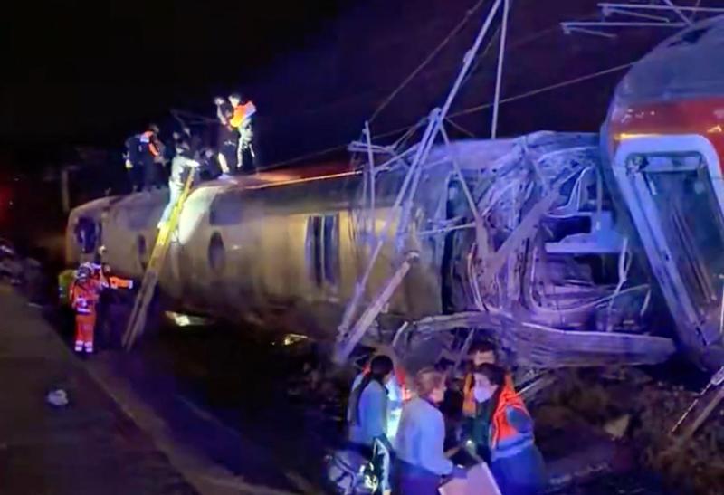 Accidente de trenes en España - @ELEANORINTHESKY (VIA X) / AFP