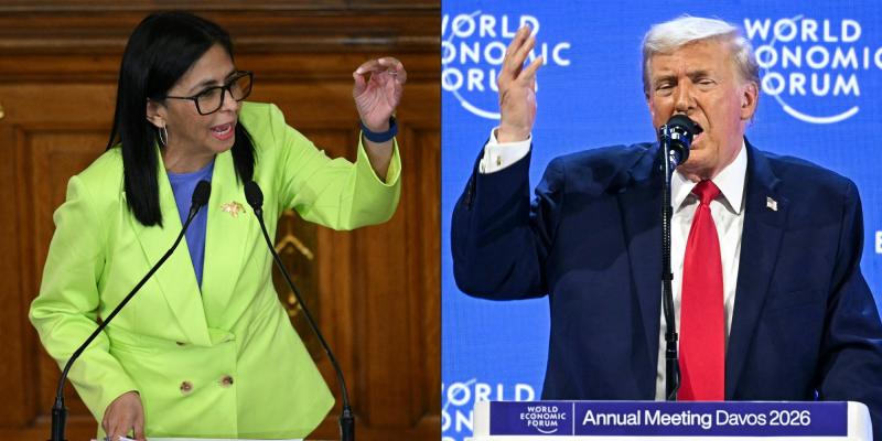 AFP - Presidenta encargada de Venezuela: "Ya basta de las órdenes de Washington"