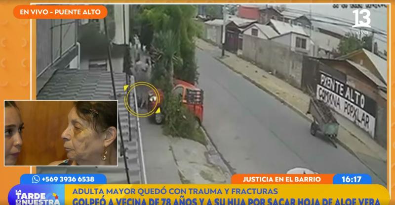 La Tarde es Nuestra - Vecina sufrió ataque por sacar aloe vera