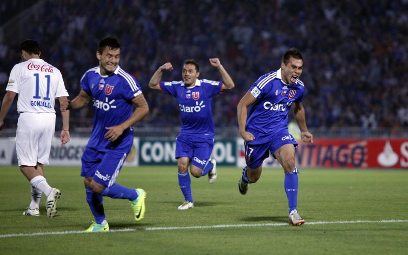 Eduardo Vargas, Marcelo Díaz y Charles Aránguiz - Agencia UNO