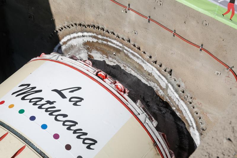 Agencia Uno - Tuneladora del Metro de Santiago