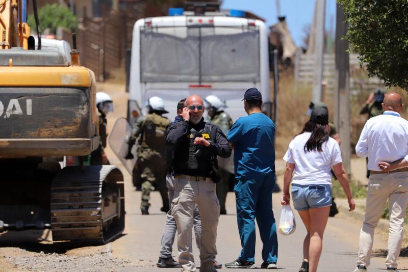 Agencia Uno - Desalojo de megatoma de San Antonio