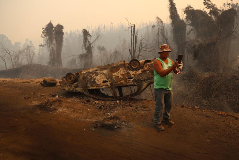 Agencia Uno - Incendios forestales en Ñuble y Biobío