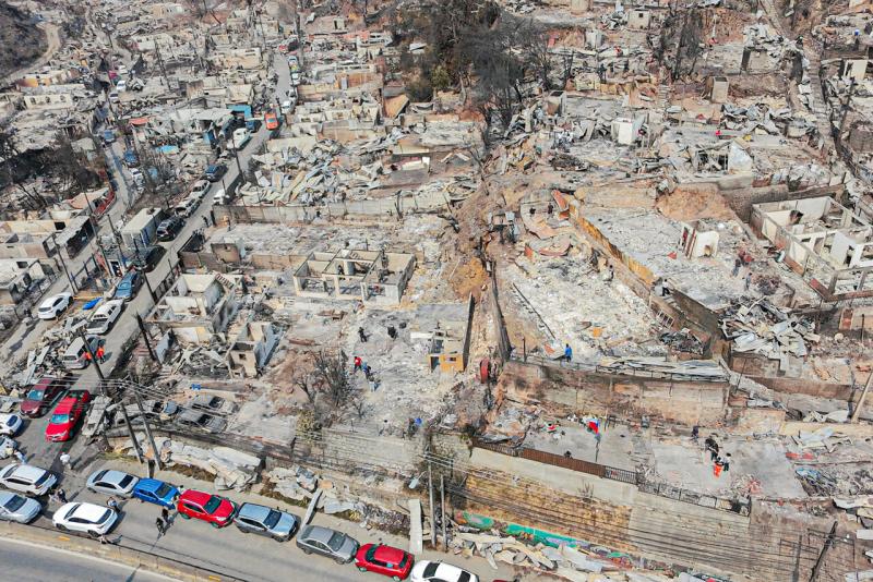 Agencia Uno - Los incendios provocaron graves daños en Lirquén