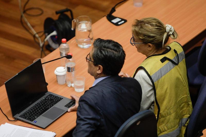 Abogado de Ángela Vivanco explica imagen presentada por la fiscalía - Agencia Uno