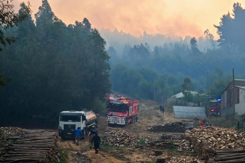 Aton - Incendios forestales en la región del Biobío