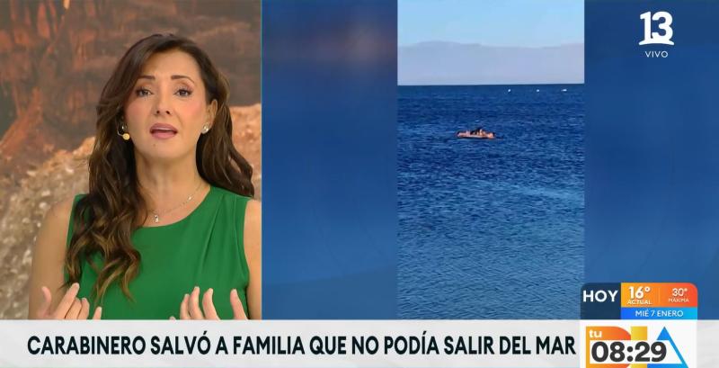 Tu Día - Carabinero de franco salvó a familia en Mejillones