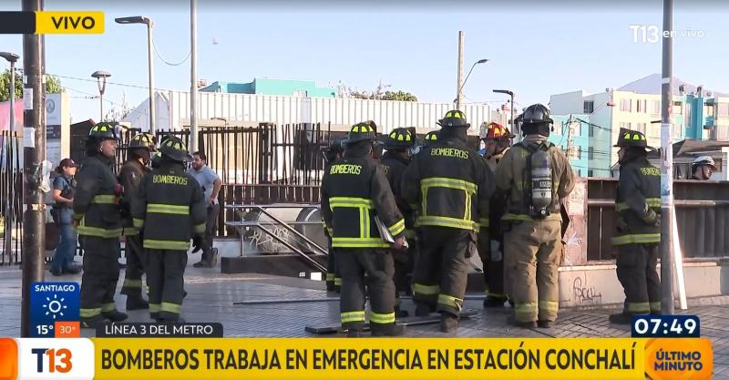 T13 - Cierre de estación Conchalí en línea 3