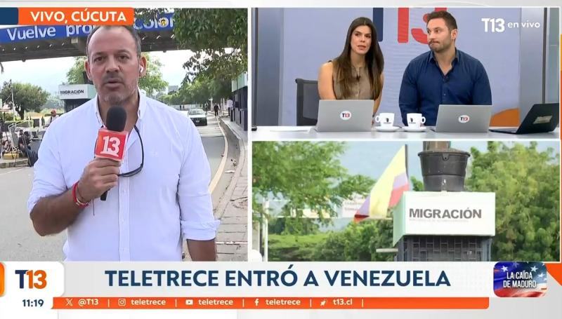 Teletrece logró entrar a Venezuela y así luce Táchira tras captura de Maduro: "Todos nos dicen 'no sabemos qué hacer'"