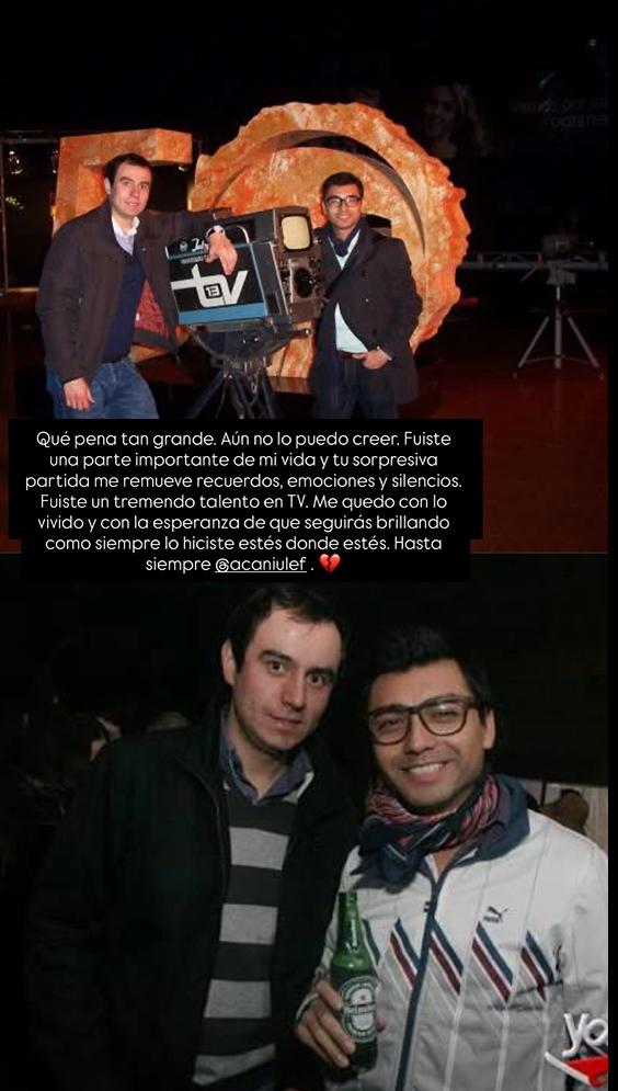 La reacción de César Campos al fallecimiento de su ex pareja Andrés Caniulef - Instagram César Campos