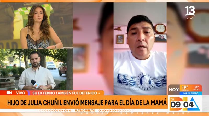 Tu Día - Pablo San Martín, hijo de Julia Chuñil