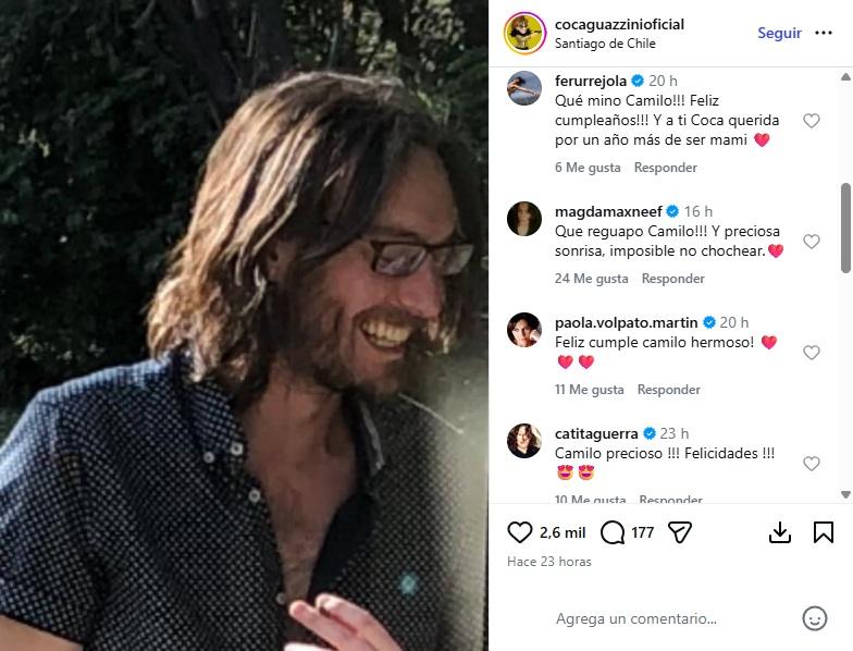 Instagram - Camilo Robles, hijo de Coca Guazzini