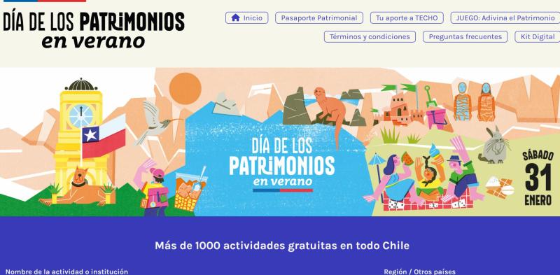 Día de los Patrimonios en verano 2026: Conoce el mapa interactivo para recorrer más de 900 actividades gratis