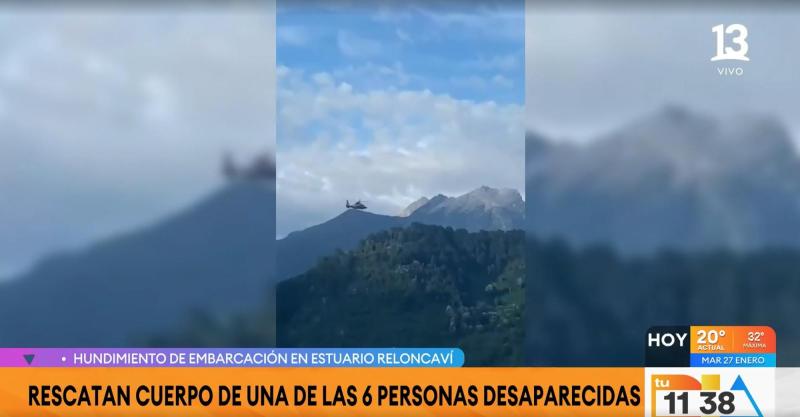 Tu Día - Rescatan cuerpo de tripulante de embarcación desaparecida en Los Lagos