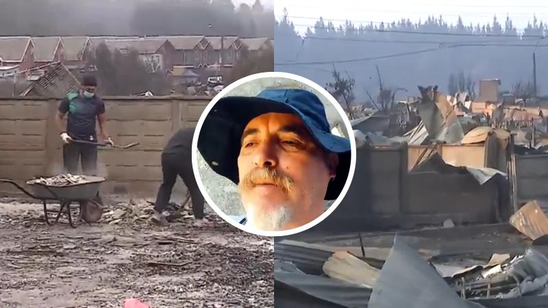 HQD - "El corazón se te destroza (...) desapareció todo": Paul Vásquez entrega desgarrador relato desde Lirquén