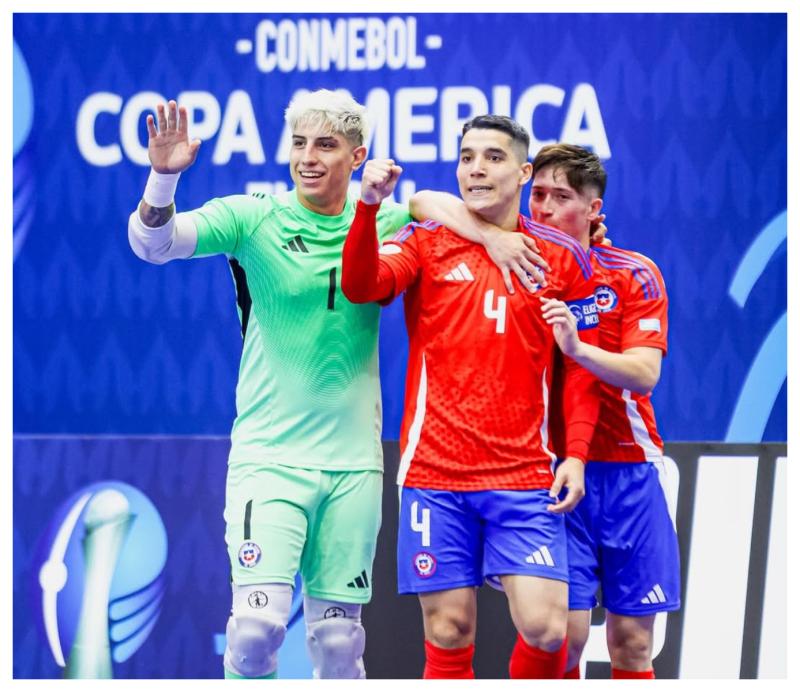 Chile en la Copa América Futsal 2026 - Instagram: @laroja