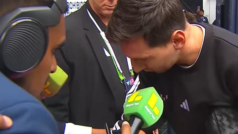 Latina Televisión - El gesto de Messi con niño que se volvió viral por transmitir final de la Libertadores desde un cerro