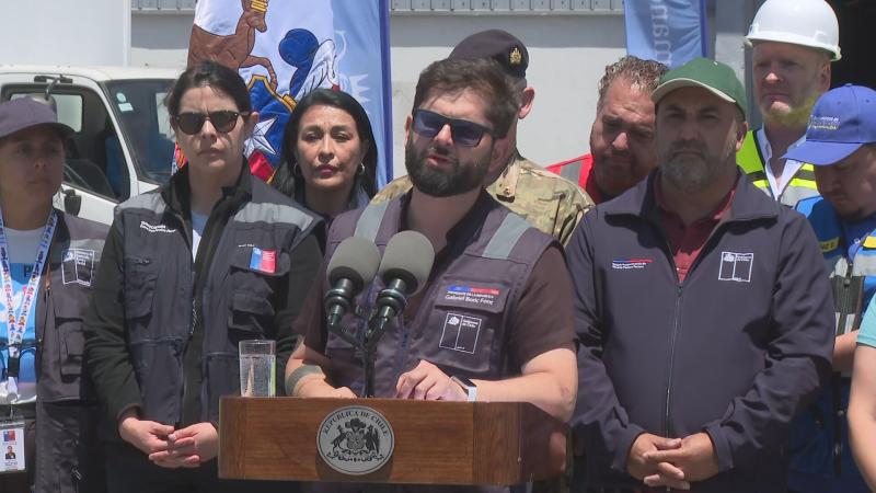 Pdte. Boric detalla el pago de bonos de emergencia en Talcahuano - T13