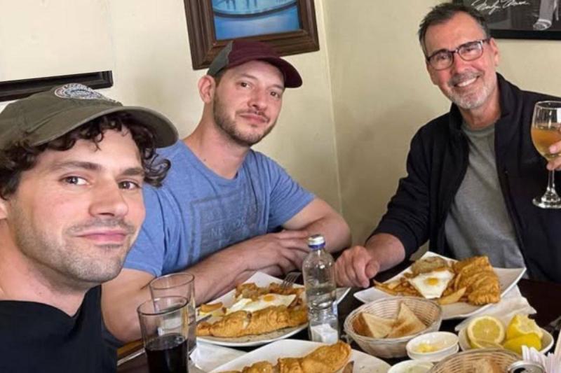 Instagram - Cristián Campos y sus hijos Antonio y Pedro