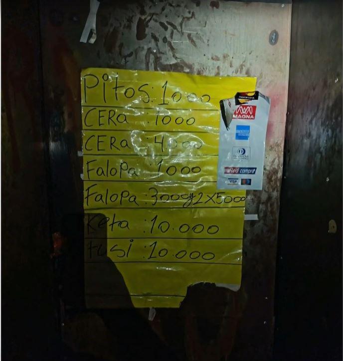 T13 - 'Lista de precios' en punto de venta de droga en Pudahuel