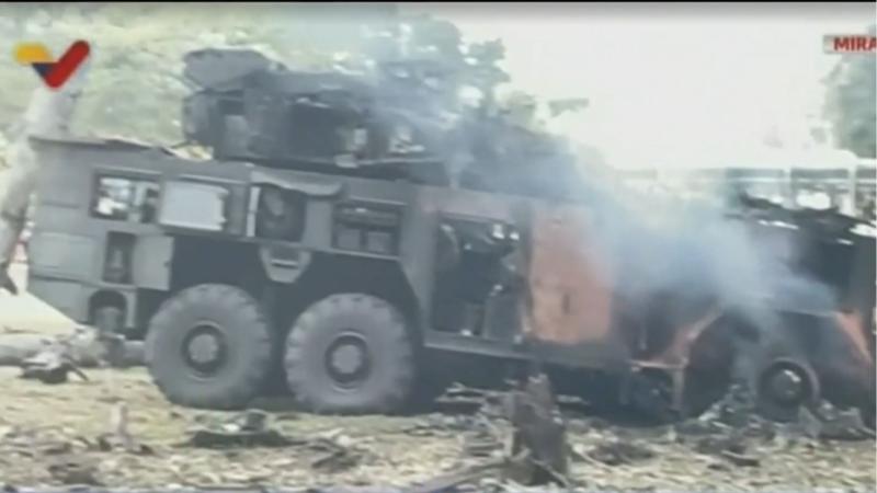 T13 - Revelan primeras imágenes de los daños en la base militar La Carlota tras ataques de EE.UU. en Venezuela