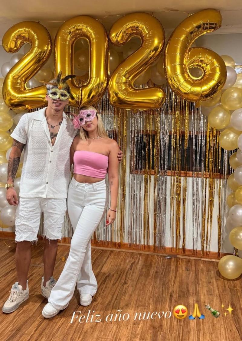 El año nuevo de los futbolistas chilenos | Instagram