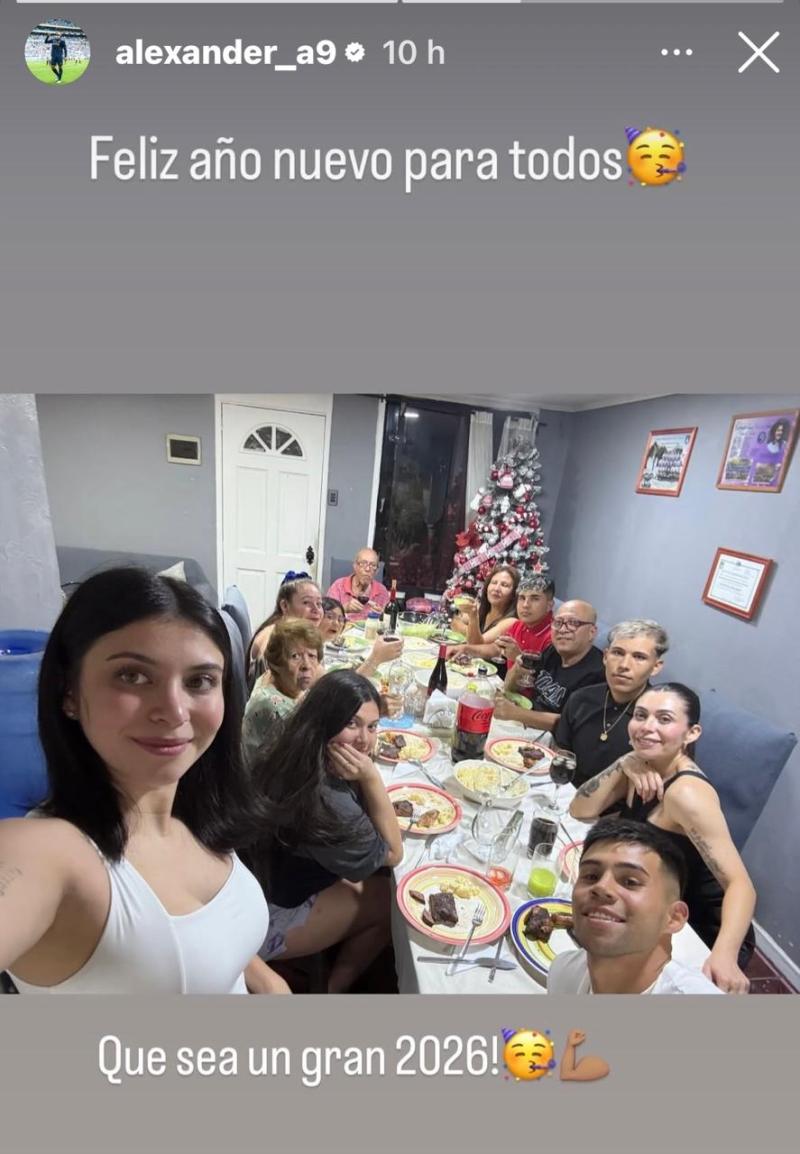 El año nuevo de los futbolistas chilenos | Instagram