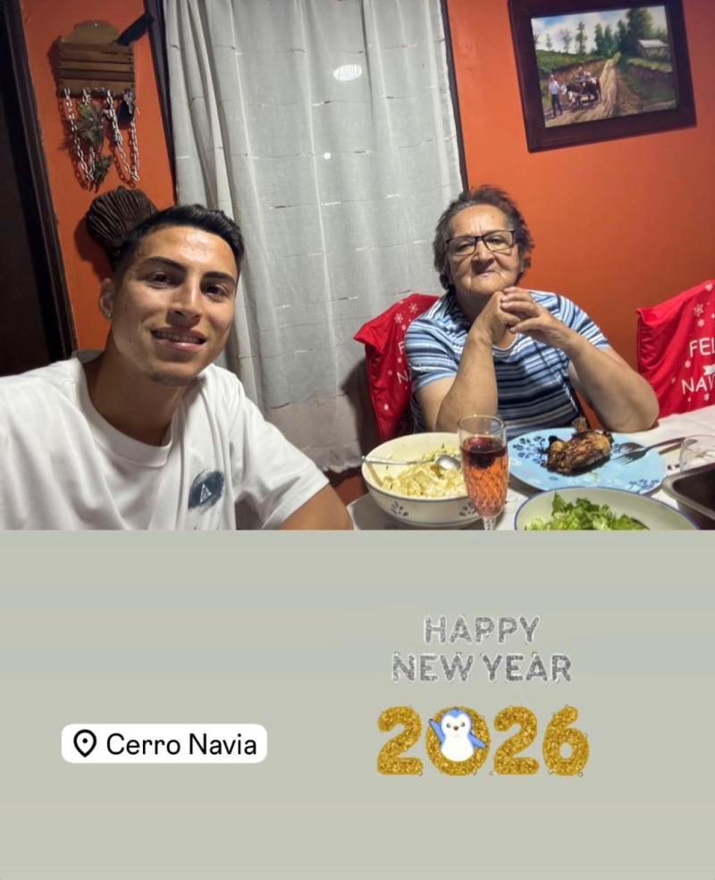 El año nuevo de los futbolistas chilenos | Instagram