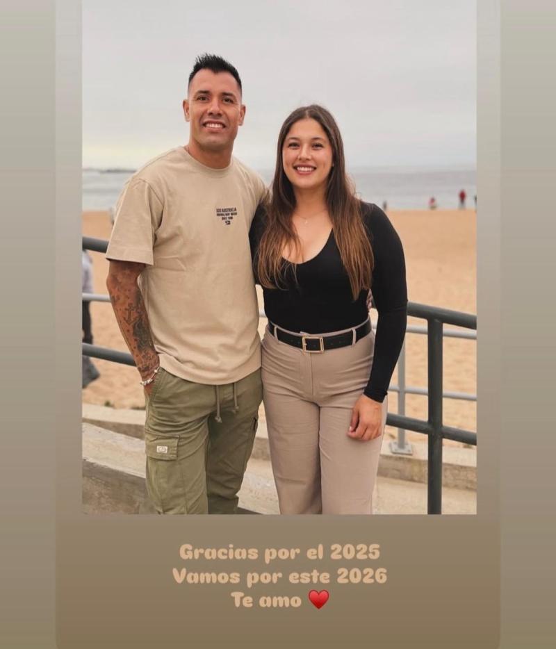 El año nuevo de los futbolistas chilenos | Instagram