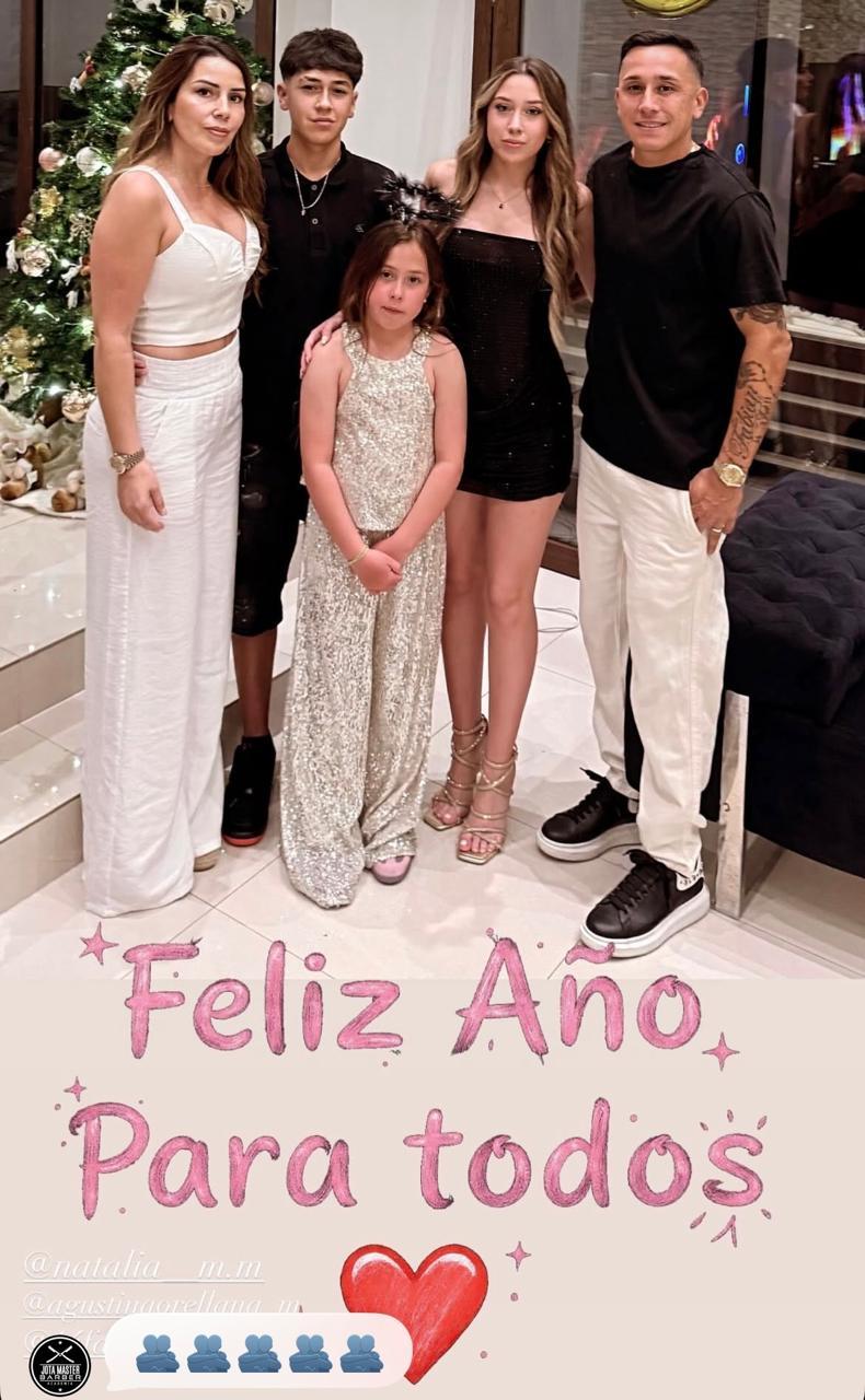 El año nuevo de los futbolistas chilenos | Instagram