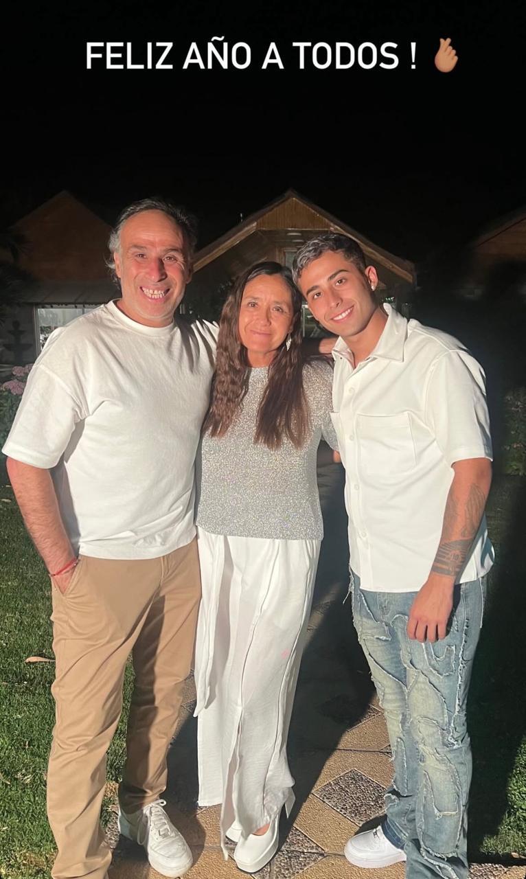 El año nuevo de los futbolistas chilenos | Instagram