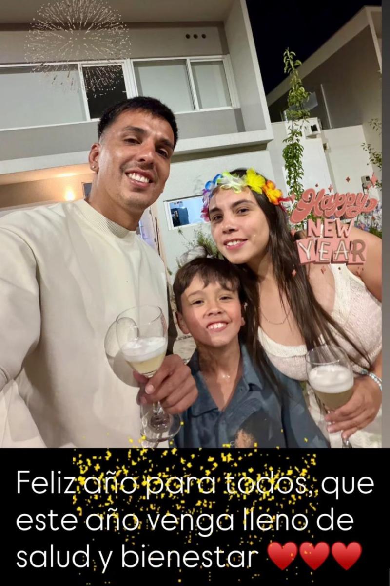 El año nuevo de los futbolistas chilenos | Instagram