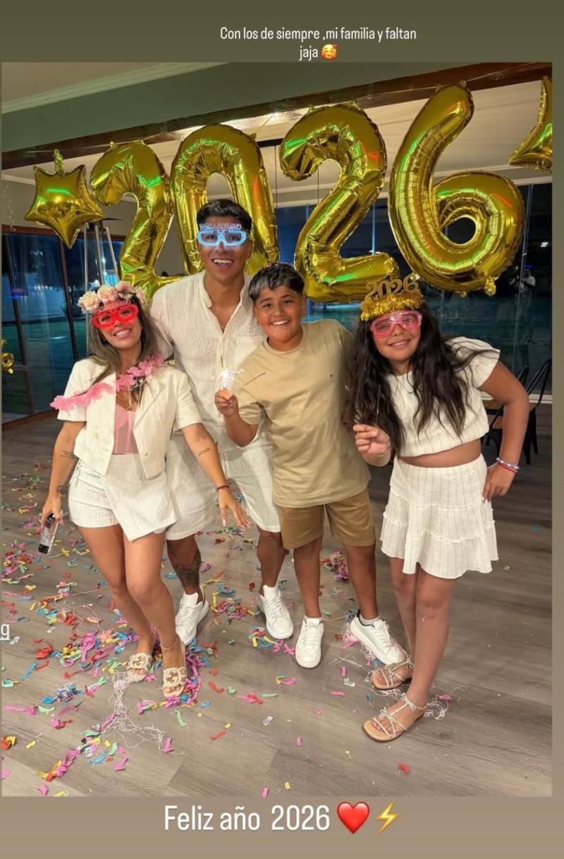 El año nuevo de los futbolistas chilenos | Instagram