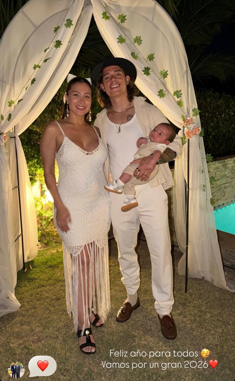 El año nuevo de los futbolistas chilenos | Instagram