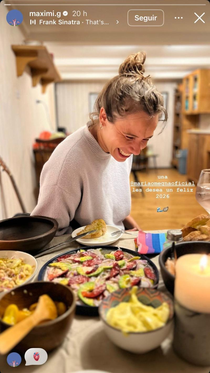 Instagram (Max Salgado) - María Gracia Omegna