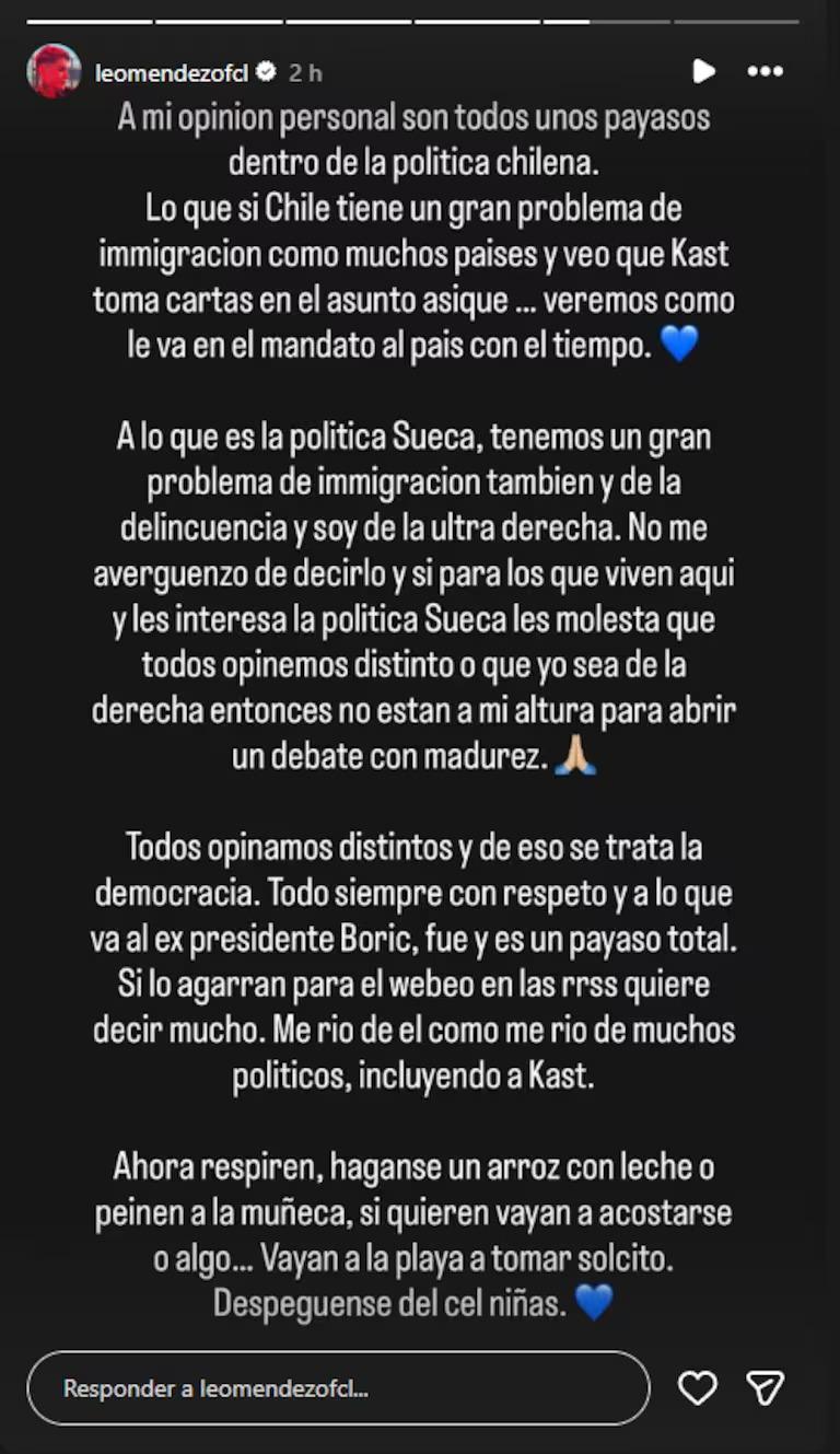 Leo Méndez Jr Captura: Instagram @leomendezofc