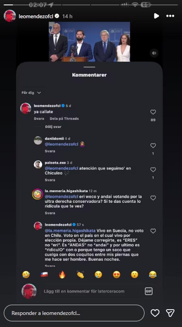 Leo Méndez Jr Captura: Instagram @leomendezofc