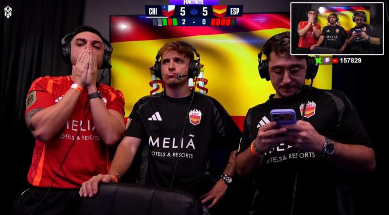 Captura YouTube - "Coloro cag...": La reacción de DjMaRiiO a triunfo de Chile sobre España en el Mundial Kings League
