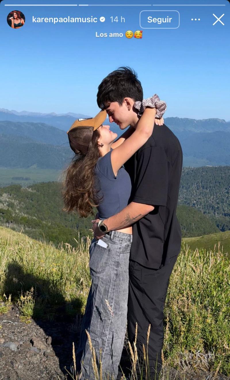 Instagram - Hijo de Karen Paola y Juan Pedro, con su polola