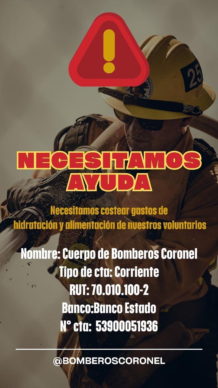 Campaña Bomberos Coronel